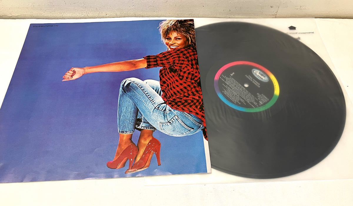 W32310▲UK盤 TINA TURNER/PRIVATE DANCER LPレコード ティナ・ターナーの画像3