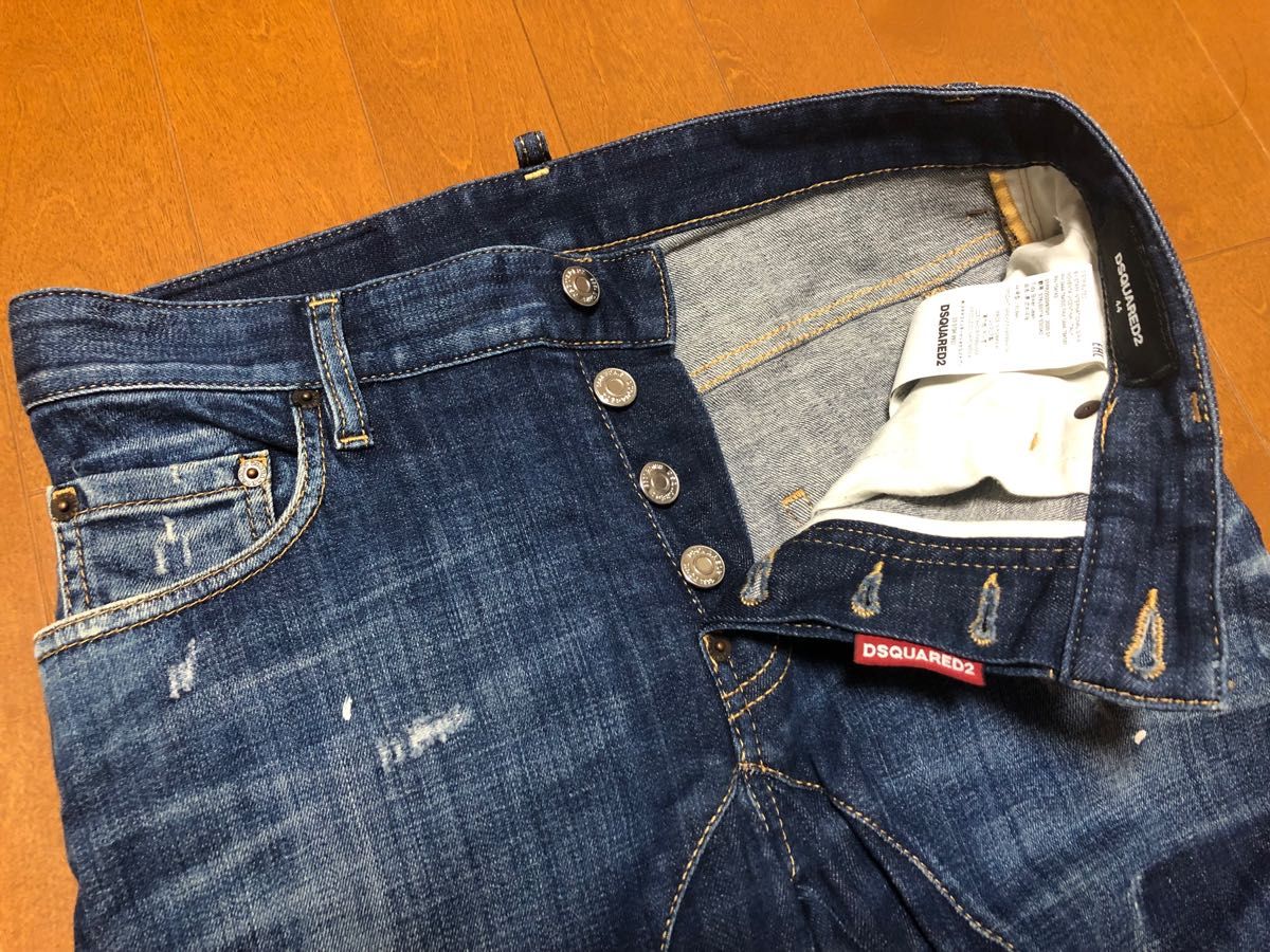 【美品】DSQUARED2 TIDY BIKER JEAN 44 濃紺