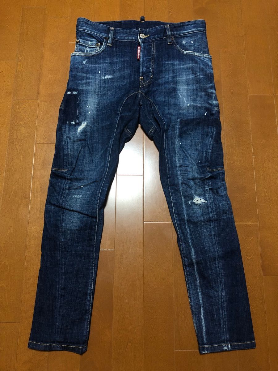 【美品】DSQUARED2 TIDY BIKER JEAN 44 濃紺