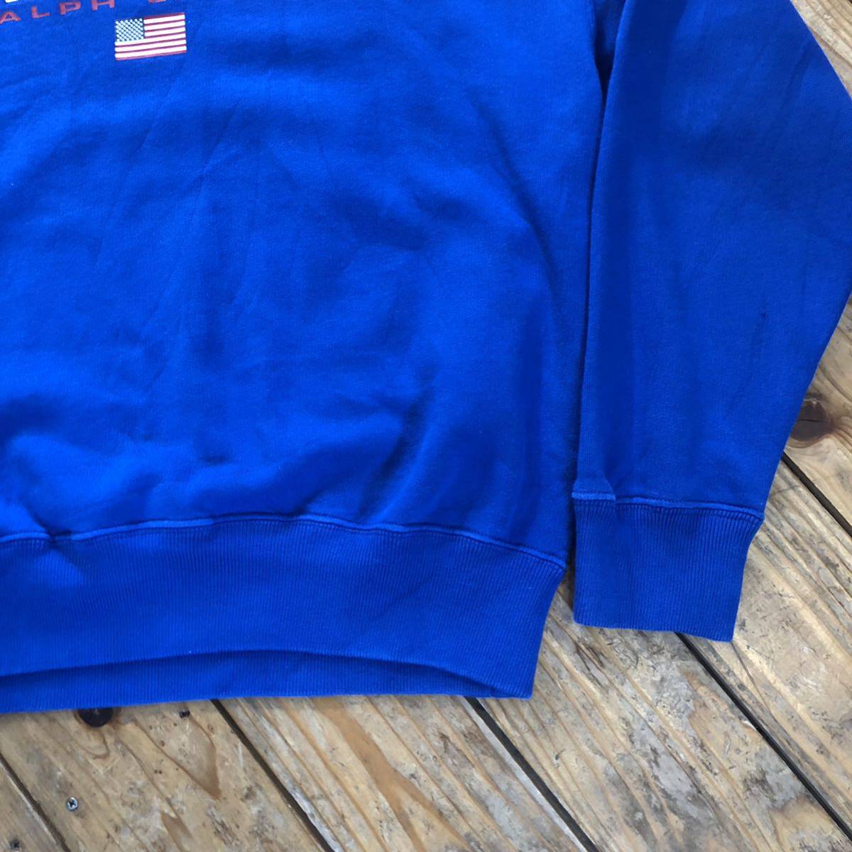 美品 US古着 POLO SPORT RALPH LAUREN スウェット M アメカジ ポロスポーツ ラルフローレン カジュアル アメリカ仕入 92 93スポーテS0707_画像7