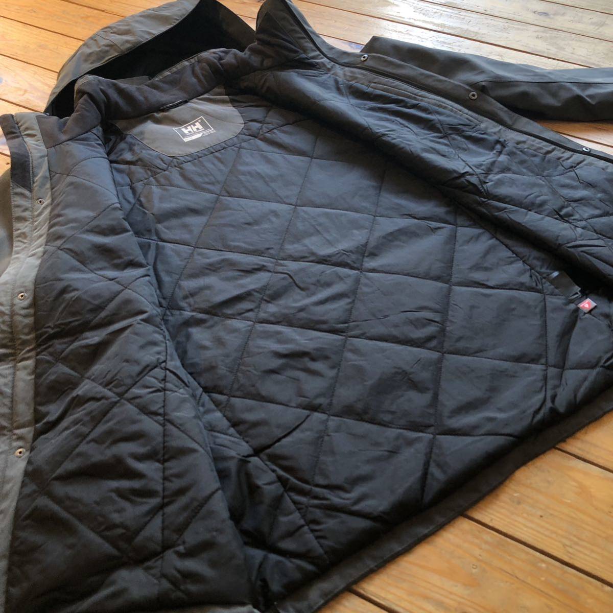 USA古着 HELLY HANSEN ヘリーハンセン PROTECTION ジャケット メンズ サイズ M PRIMALOFT アウトドア フード有 防寒 保温 機能性 J2823_画像7