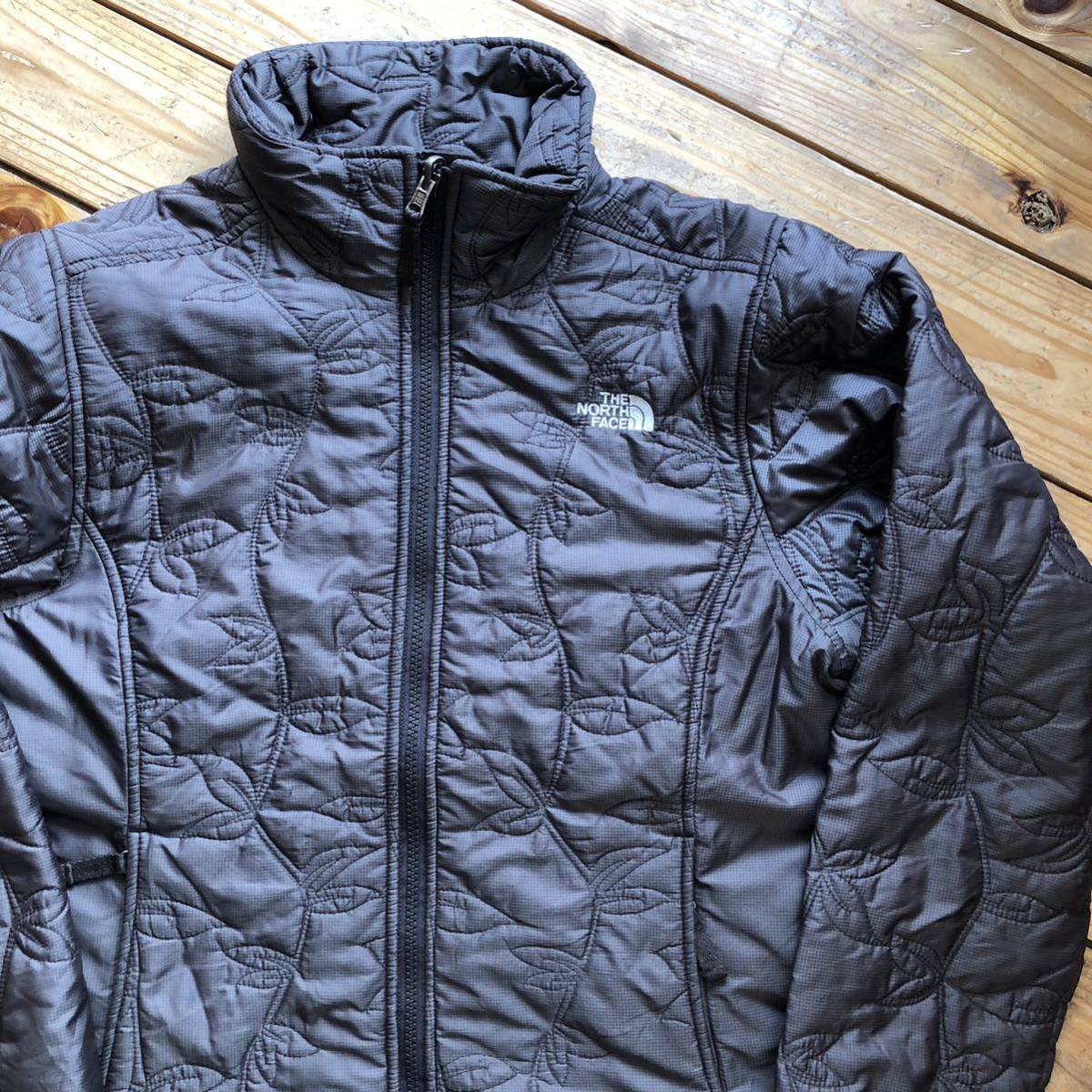 USA古着 THE NORTH FACE ノースフェイス 中綿 ジャケット レディース サイズS アウトドア 登山 軽量 高機能 キルティング 防寒 J2844_画像1