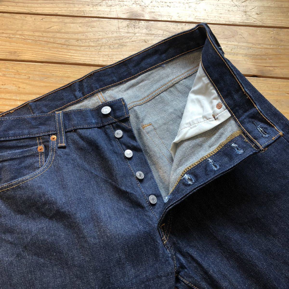 USA古着 パンツ Levi's リーバイス 501 ジーンズ メンズ サイズ W35 L30 デニム アメカジ インディゴブルー アメリカ仕入 濃紺 P1138_画像7