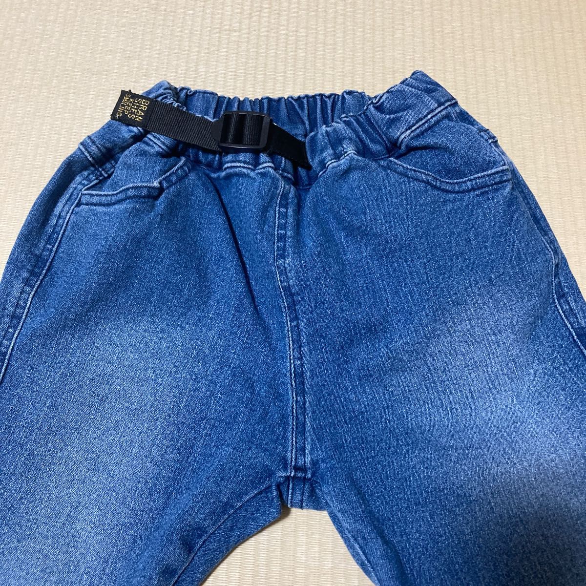 branshes ブランシェス 9分丈 デニムパンツ 110cm【最終値下げ】