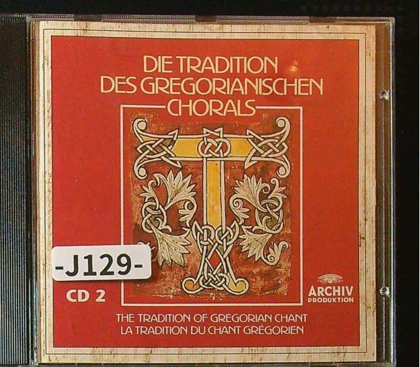 【ARCHIV】グレゴリオ聖歌 The Tradition of Gregorian chant CD2　　　　-J129-　CD_画像1