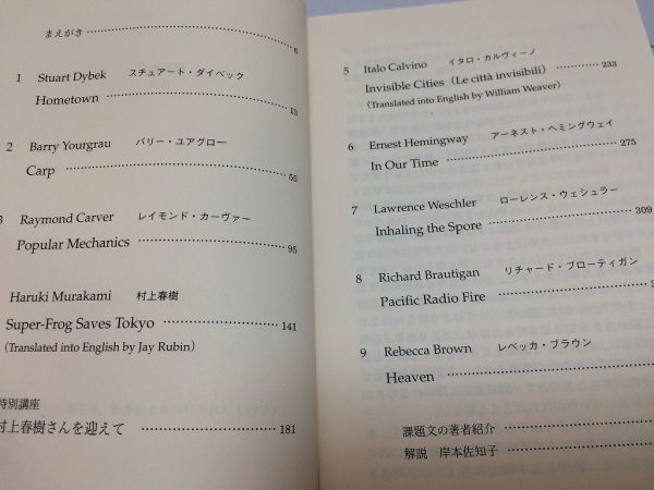 ●P245●柴田元幸●2冊●翻訳教室●代表質問●16のインタビュー●ヘミングウェイレベッカブラウン村上春樹ジョンアーヴィング●即決_画像5