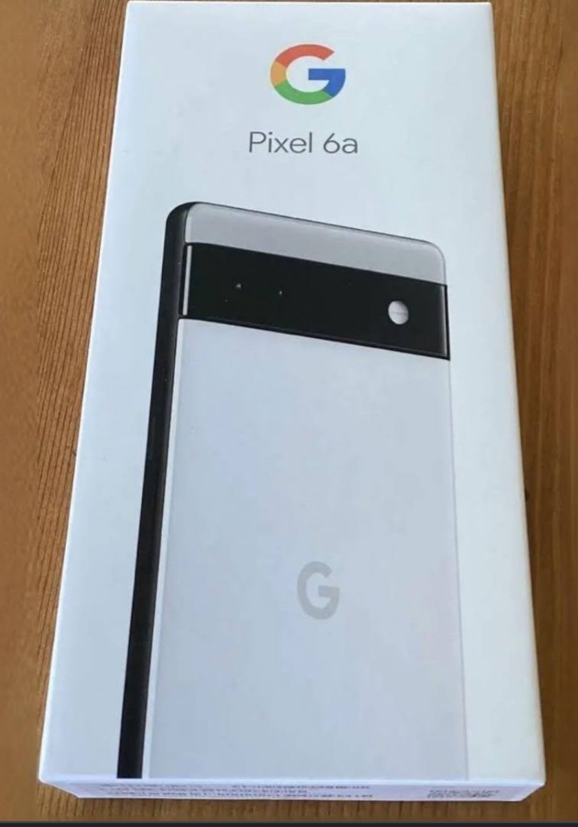 即決★新品未使用 Google Pixel 6a SIMフリー グーグル ピクセル　本体 チョーク 白★_画像1