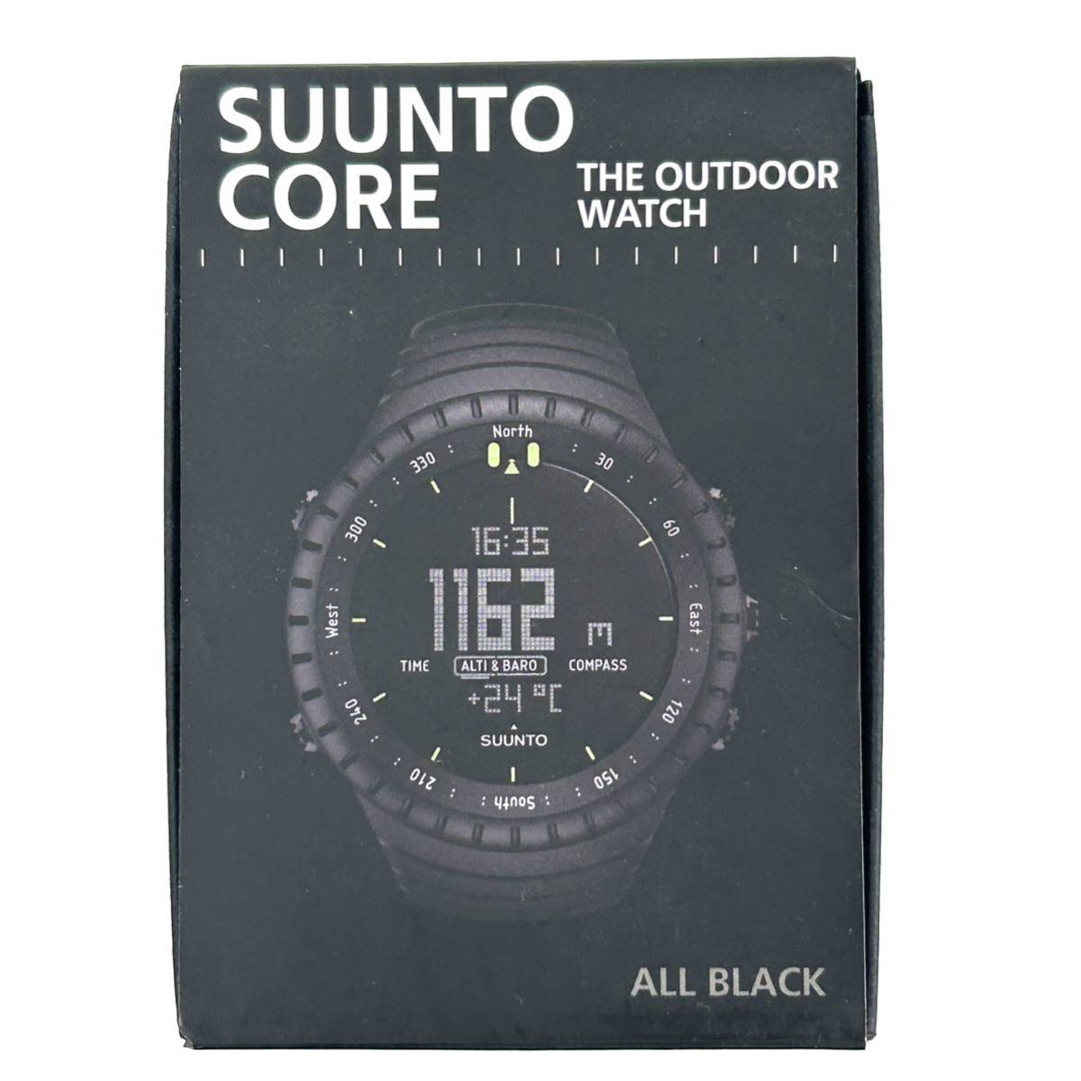 SUUNTO CORE スントコア ALL BLACK/クォーツ腕時計/デジタル/ラバー/BLK