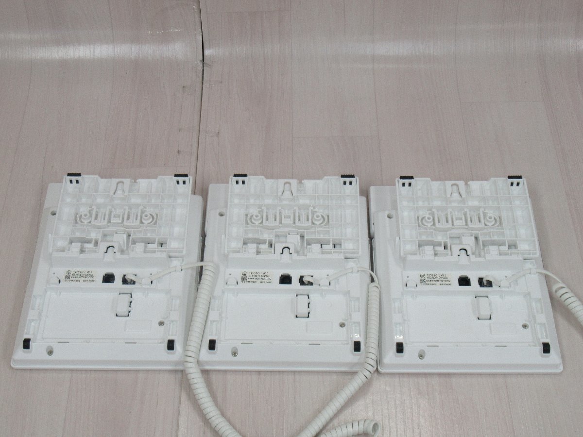 XL2 14253# 保証有 キレイ 【 TD810(W) 】(3台セット)20年製 XL2 14253# 保証有 キレイ 【 TD810(W) 】(3台セット)20年製