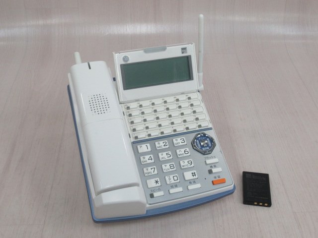 ΩZZC 822 o 保証有 Saxa CL820 サクサ PLATIA カールコードレス電話機 15年製 電池付き 綺麗目・祝10000!取引突破!!