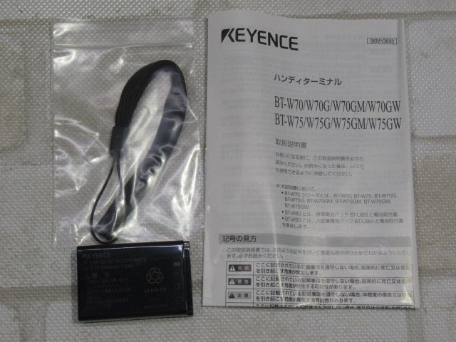 Ω новый O 0099! гарантия иметь KEYENCE[ BT-W70 + BT-WUC7U ] ключ ensBT-W70 серии портативный терминал + сообщение * зарядка единица чистый 