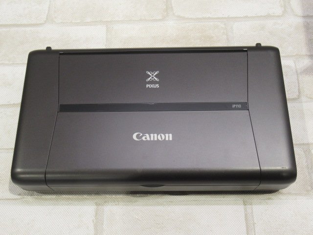 Ω 新DK 0248♪ 保証有 Canon PIXUS【 iP110 】キャノン インクジェットプリンター カウンター数/1-50 AC/取説付き・祝10000!取引突破!!の画像2