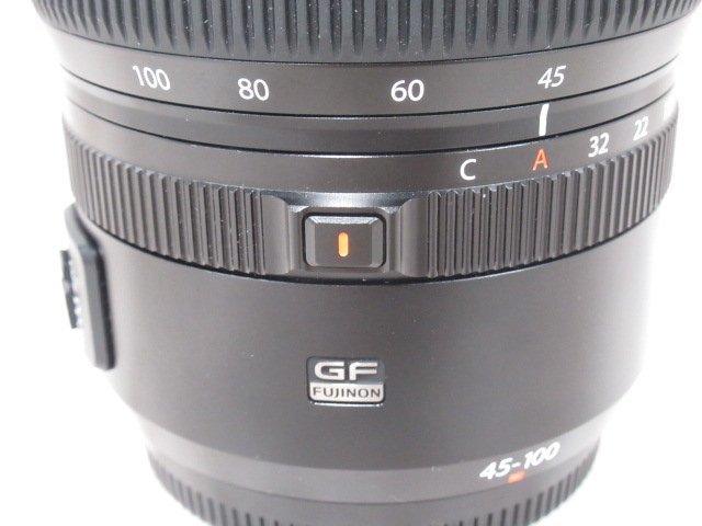 ☆Ω 新DK 0251♪ 保証有 FUJIFILM【 GF45-100mmF4 R LM OIS WR 】フジフイルム フジノンレンズ 標準ズームレンズ キレイ_画像5