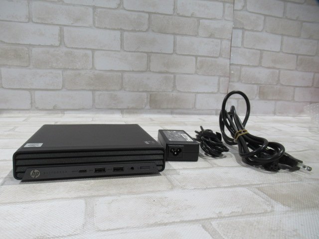 Ω 新DCD 1449m 保証有 HP 【 EliteDesk 800 G6 Desktop Mini PC 】【 Win11 Pro / Core i5-10500T / 16.0GB / SSD：256GB】_画像1