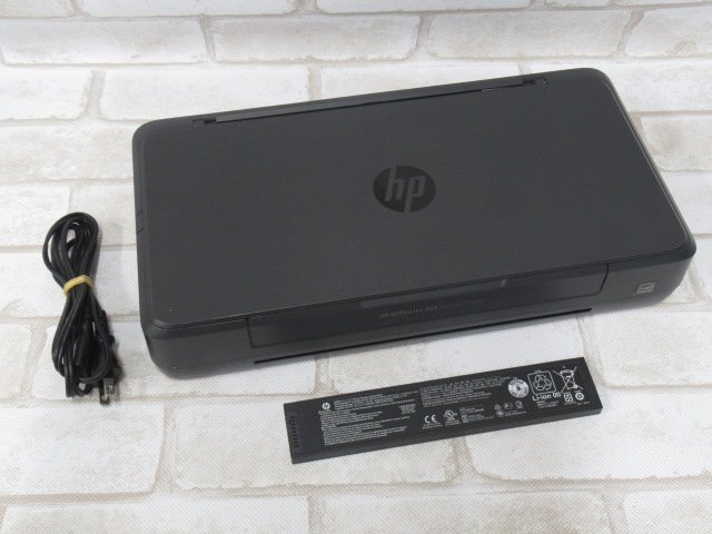 Ω 新DK1 0279♪ 保証有 HP OfficeJet 200 Mobile printer CZ993 モバイル プリンター 総印刷枚数7324枚 インク・バッテリー付き_画像1