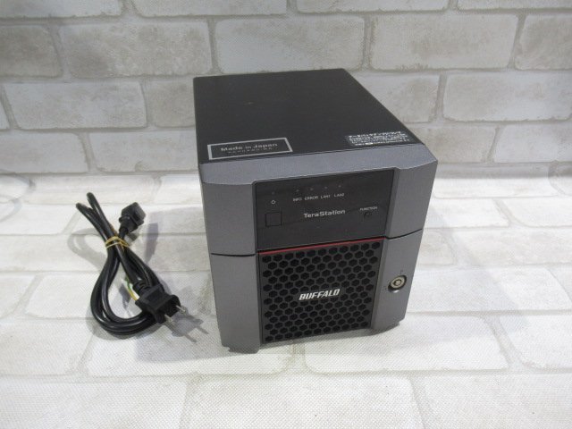 Ω 新DK 0287♪ 保証有 BUFFALO/バッファロー TS3210DN0402 TS3210DNシリーズ TeraStation 2TB×2 初期化・動作確認済 鍵無