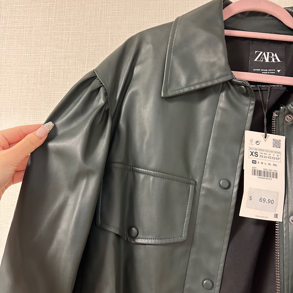 新品未使用 ZARA レザージャケット - アウター