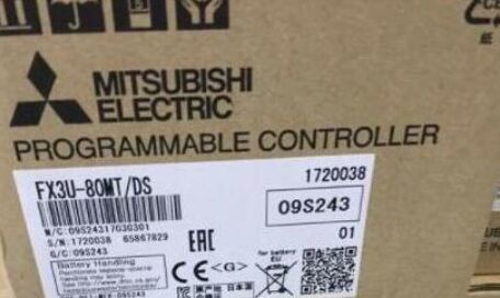 【 新品★送料無料 】 MITSUBISHI　三菱　MELSEC-F シーケンサ FX3U-80MT/DS 　【6ヶ月保証付き】