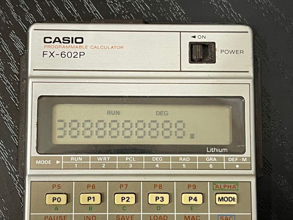 CASIO/カシオ/FX-602P/プログラム電卓/関数電卓/ケース付き/(カシオ 