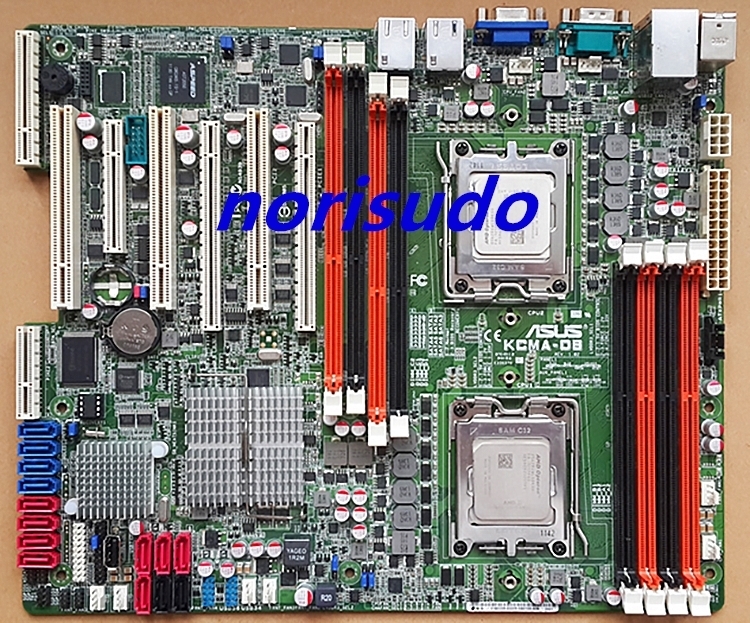 美品 ASUS KCMA-D8【ATX マザーボード】AMD SR5670 AMD opteron AMD 4100 4200 4300 CPU 対応