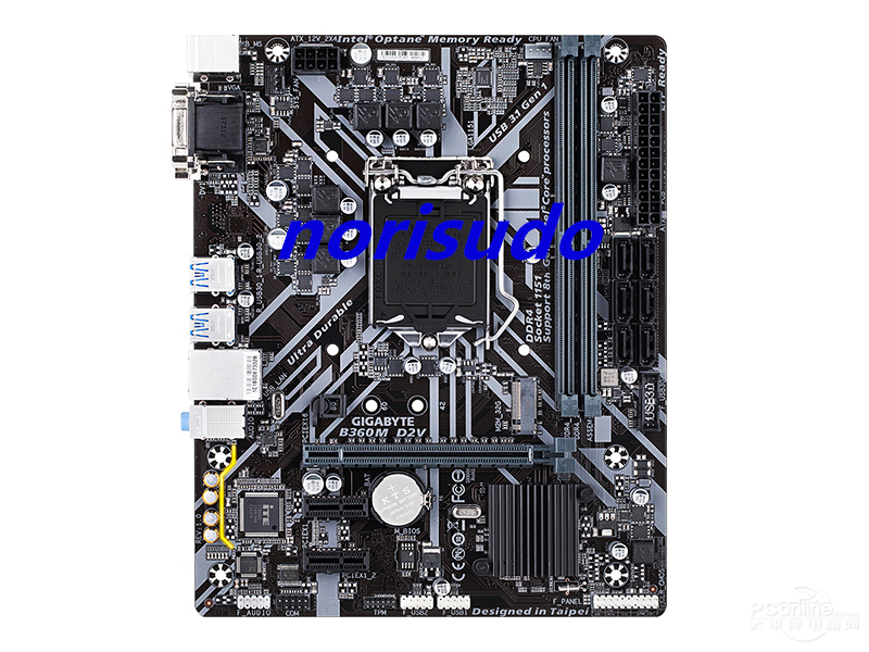 美品 GIGAYBTE B360M-D2V【 MicroATX マザーボード】Intel B360 LGA 1151 第8世代 Core i7/i5/i3/Pentium/Celeron 対応