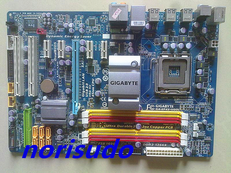 美品GIGABYTE GA-EP45-UD3L【 ATXマザーボード 】Intel P45 LGA 775 Core 2 Extreme,Core 2 Quad,Core 2 Duo,Pentium E,Pentium D対応