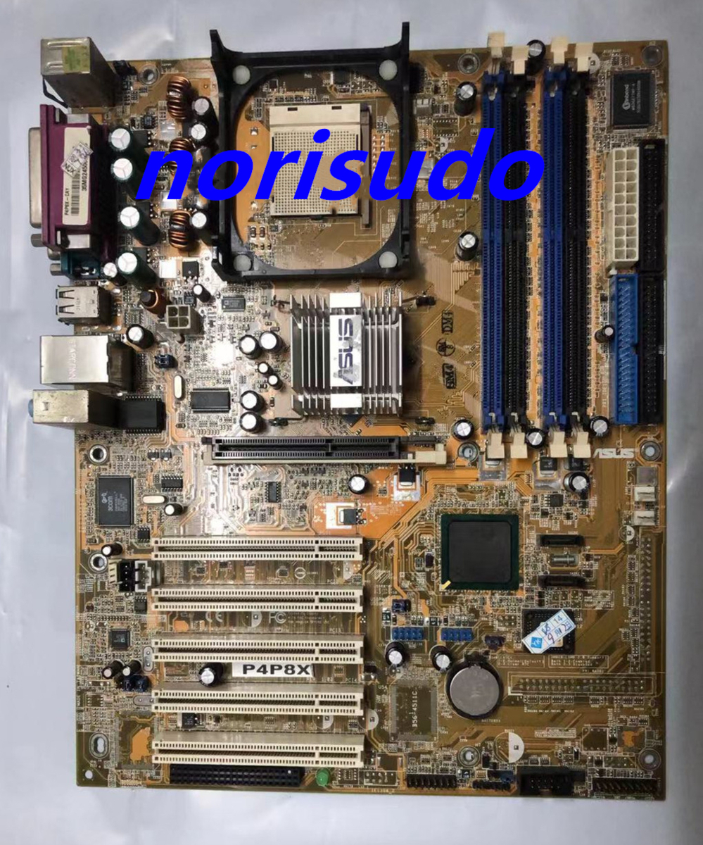 美品 ASUS P4P8X【 ATX マザーボード】INTEL 865P Socket 478 Pentium4,Celeron4 対応