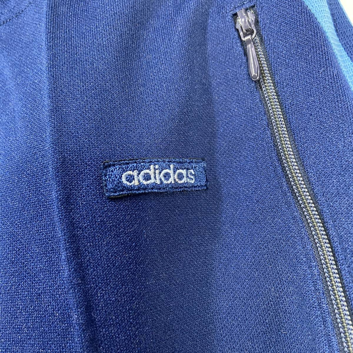 ☆送料無料☆adidas☆デサント製☆７０ｓ☆トラックパンツ☆ジャージパンツ☆ネイビー☆４号☆Ｊ２３_画像3