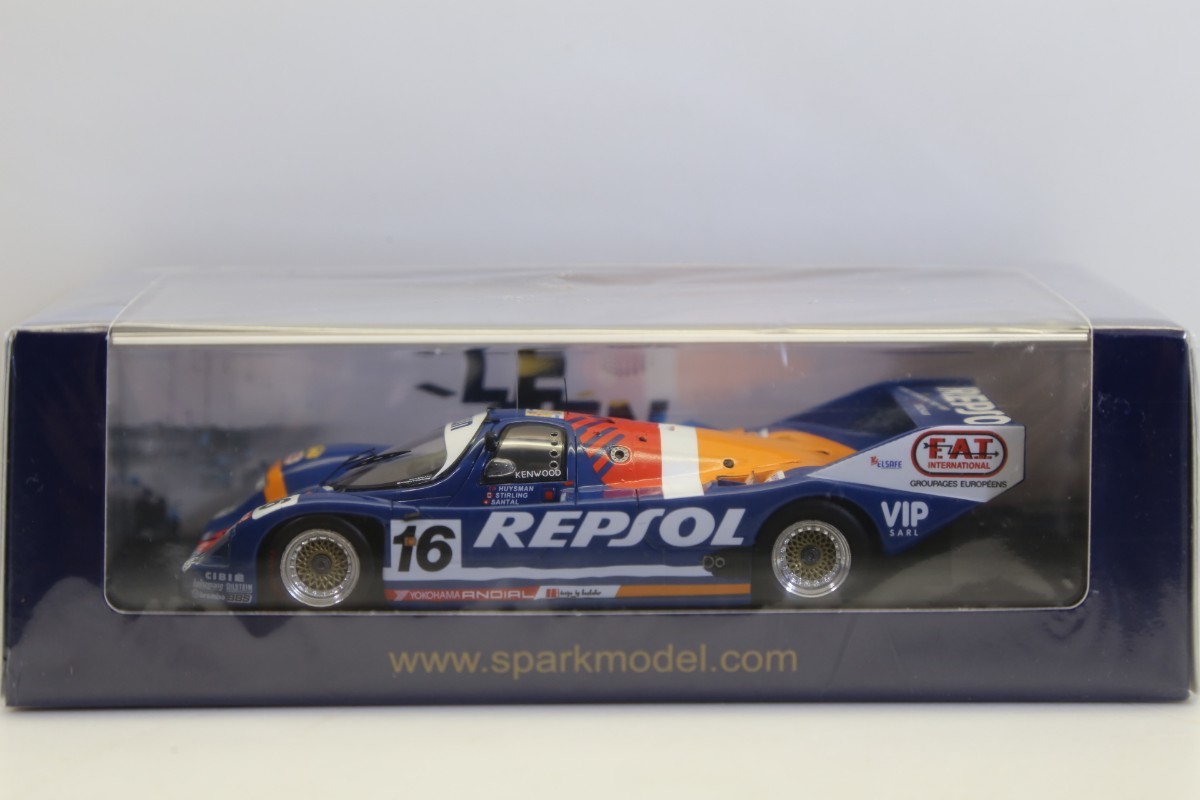 スパークモデル 1/43 レプソル　ポルシェ 962 C #16 24H Le Mans 1991　S9886 510CE/50_画像1