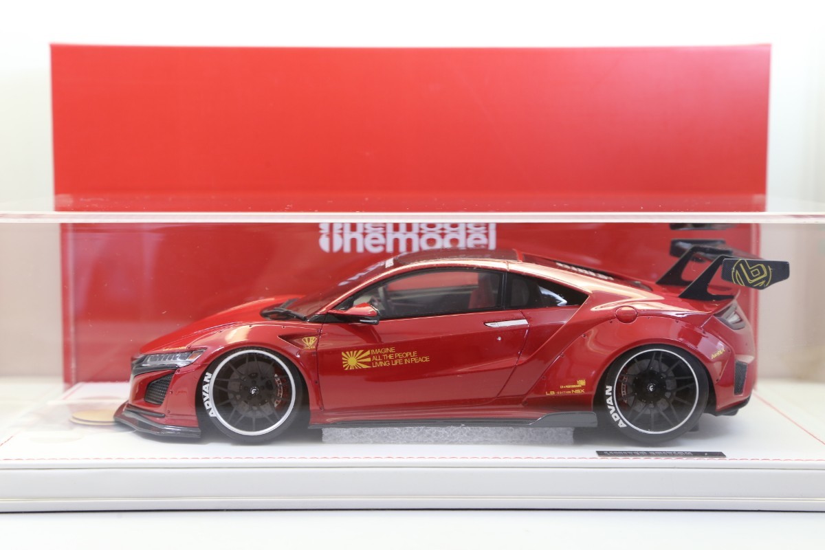 限定50台 onemodel ワンモデル 1/18 LB-WORKS ホンダ NSX レッド　510BEC00_画像1