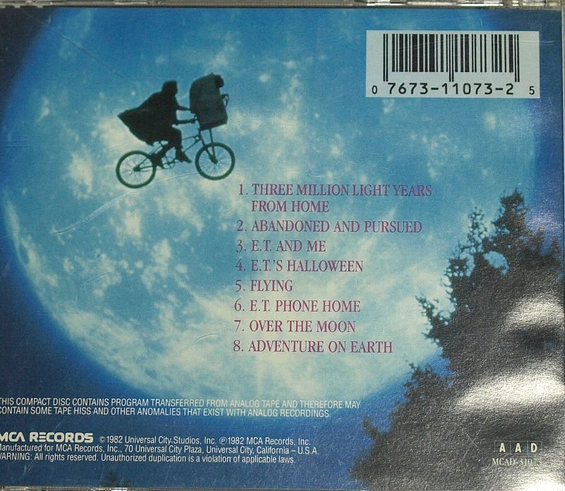 E.T. オリジナル・サウンドトラックCD ジョン・ウィリアムズ_画像2