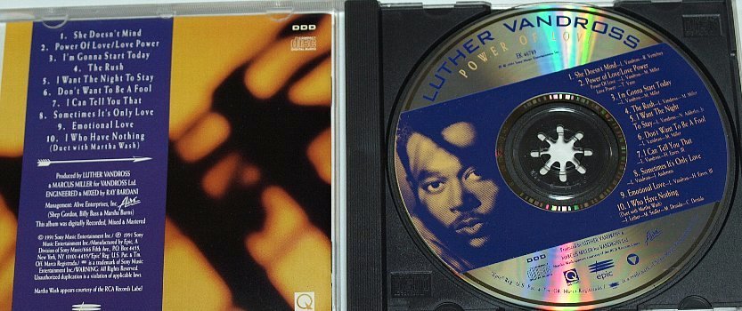 ルーサー・ヴァンドロス Luther Vandross / Power Of Love // CD_画像3