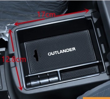 新品 三菱 アウトランダー センターコンソールトレー アームレストボックス OUTLANDER PHEV GG3W 収納 小物入れ ブラック_画像6