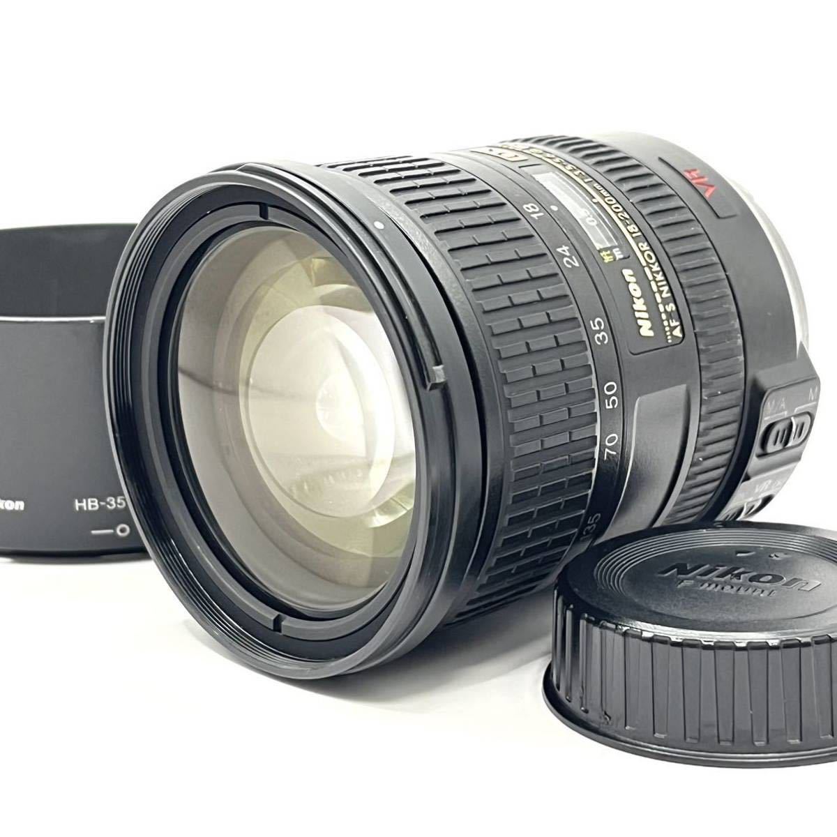 高品質】 ☆美品☆ニコン Nikon AF-S DX NIKKOR 18-200mm F3.5-5.6G ED