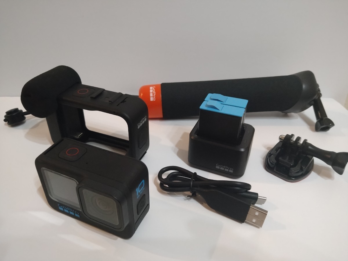 美品】GoPro HERO10 Black・デュアルバッテリーチャージャー他-