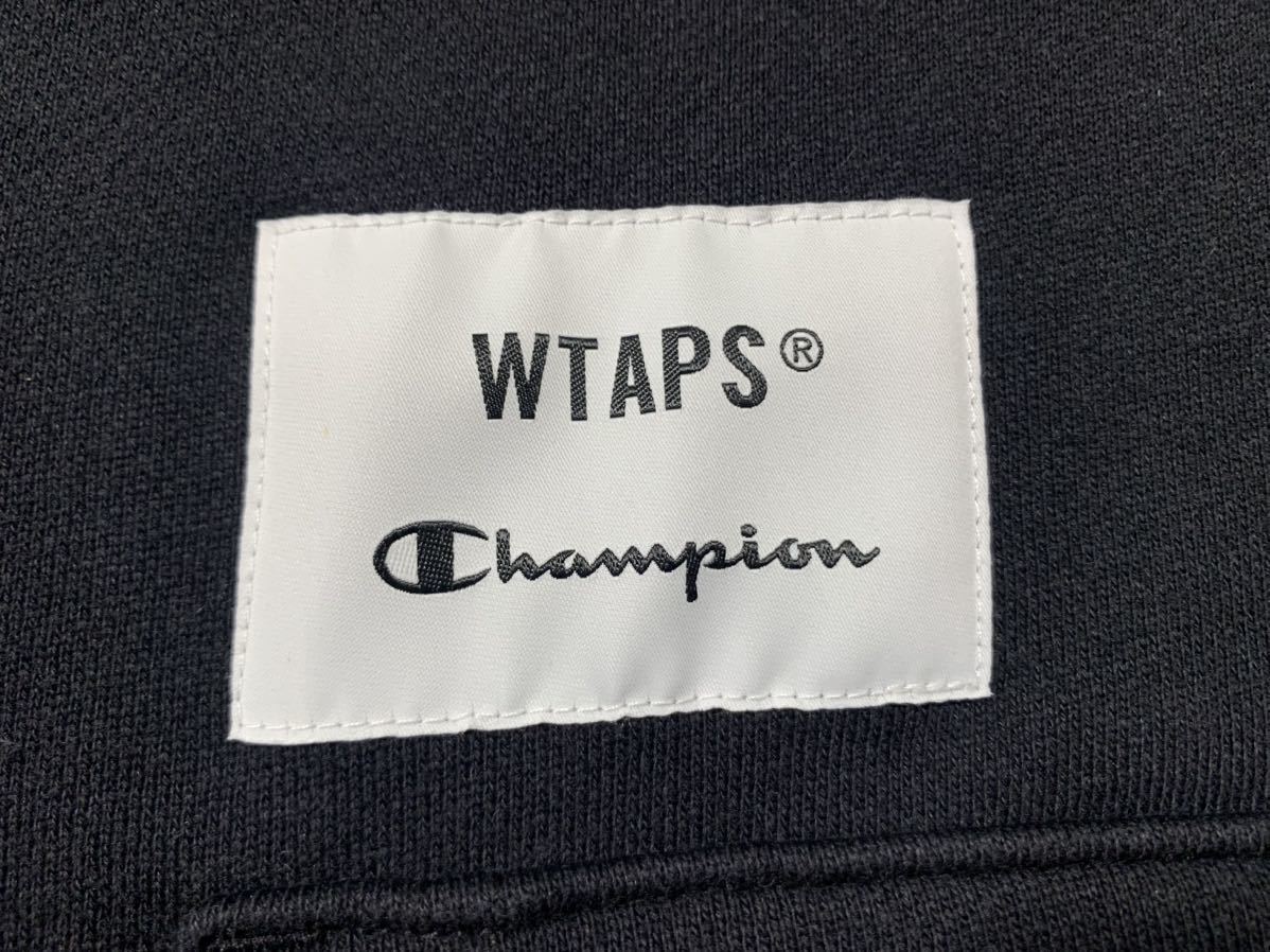 美品】WTAPS Champion Mサイズ スウェットパーカー ダブル 美品】WTAPS Champion Mサイズ スウェットパーカー ダブル