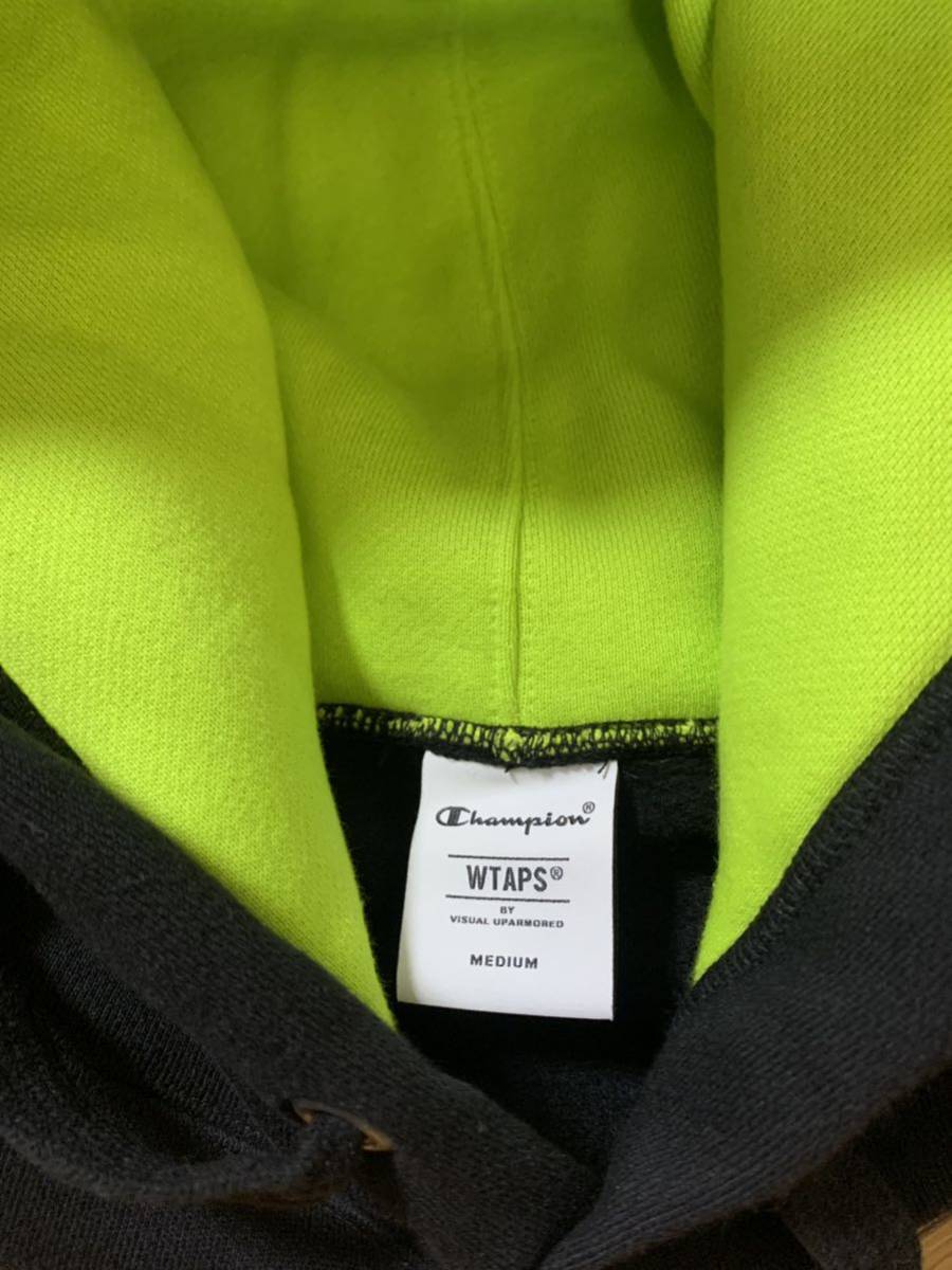 美品】WTAPS Champion Mサイズ スウェットパーカー ダブル 美品】WTAPS Champion Mサイズ スウェットパーカー ダブル