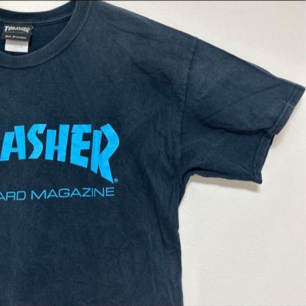 THRASHER＊スラッシャー ビックロゴ Tシャツ L 大きいサイズ 黒色