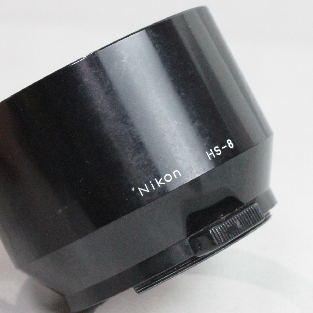 081639 【良品 ニコン】 Nikon HS-8 スナップオンタイプメタルレンズフード&52mmキャップ_画像6