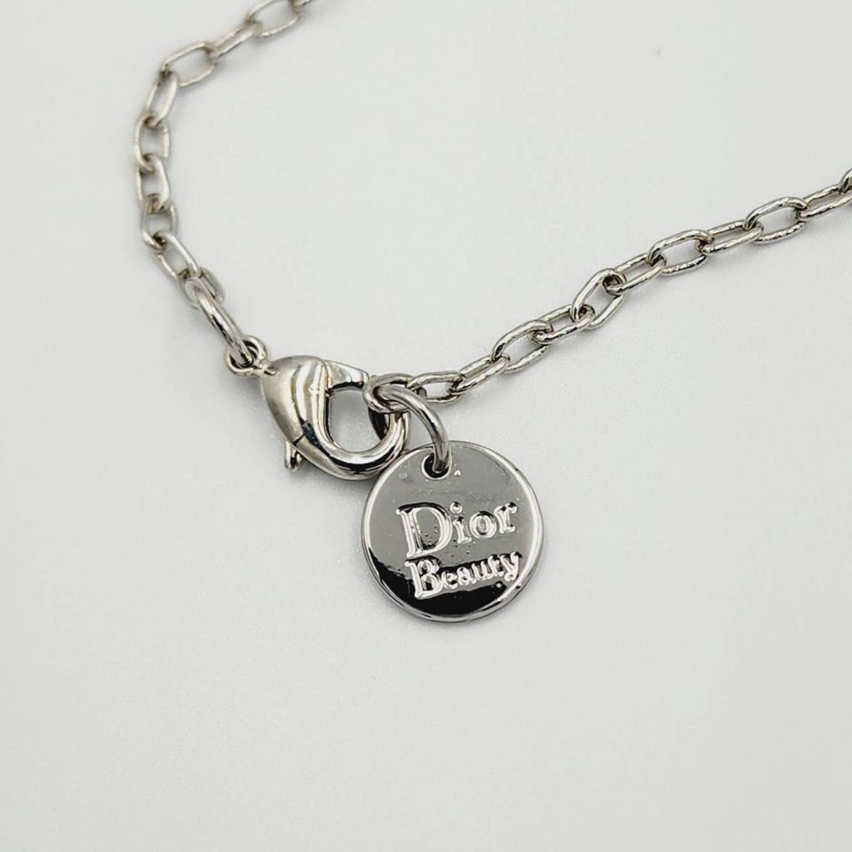 極美品 Dior ロングネックレス リボン プレート パール 星 極美品 Dior ロングネックレス リボン プレート パール 星