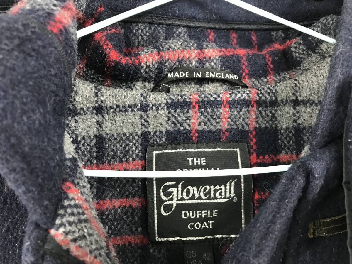ORIGINAL Gloverall duffle coat England Vintage with a hood . shoulder width approximately 50. dress length approximately 93.JTB-24