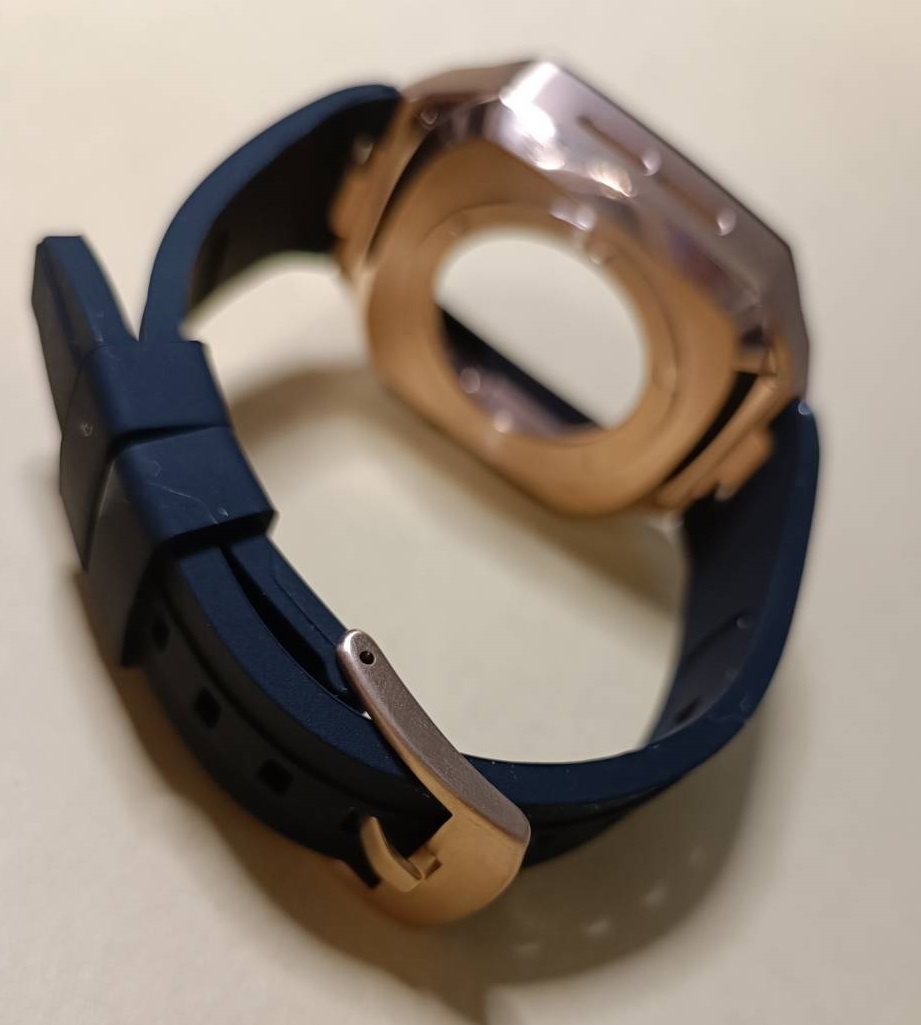 40mm 41mm 薔薇金黒 apple watch アップルウォッチ メタル ラバーバンド カスタム 金属 ゴールデンコンセプト golden concept_画像7