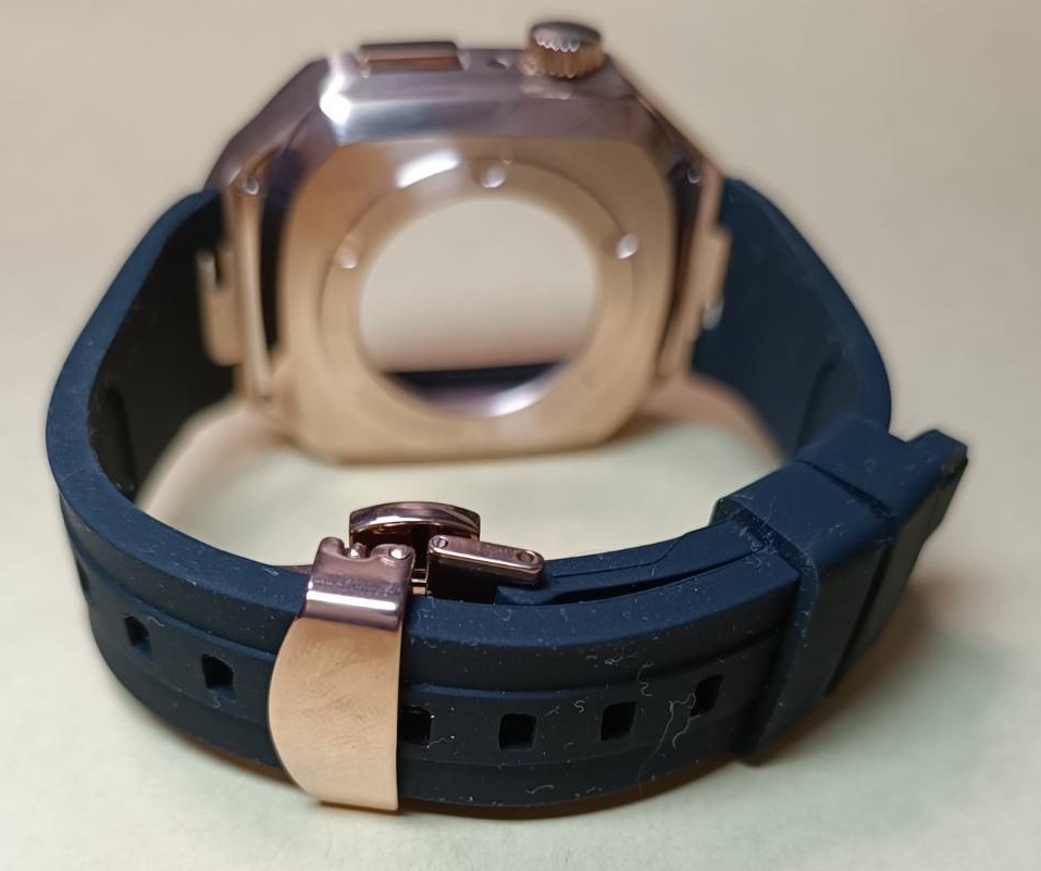 40mm 41mm 薔薇金黒 apple watch アップルウォッチ メタル ラバーバンド カスタム 金属 ゴールデンコンセプト golden concept_画像4