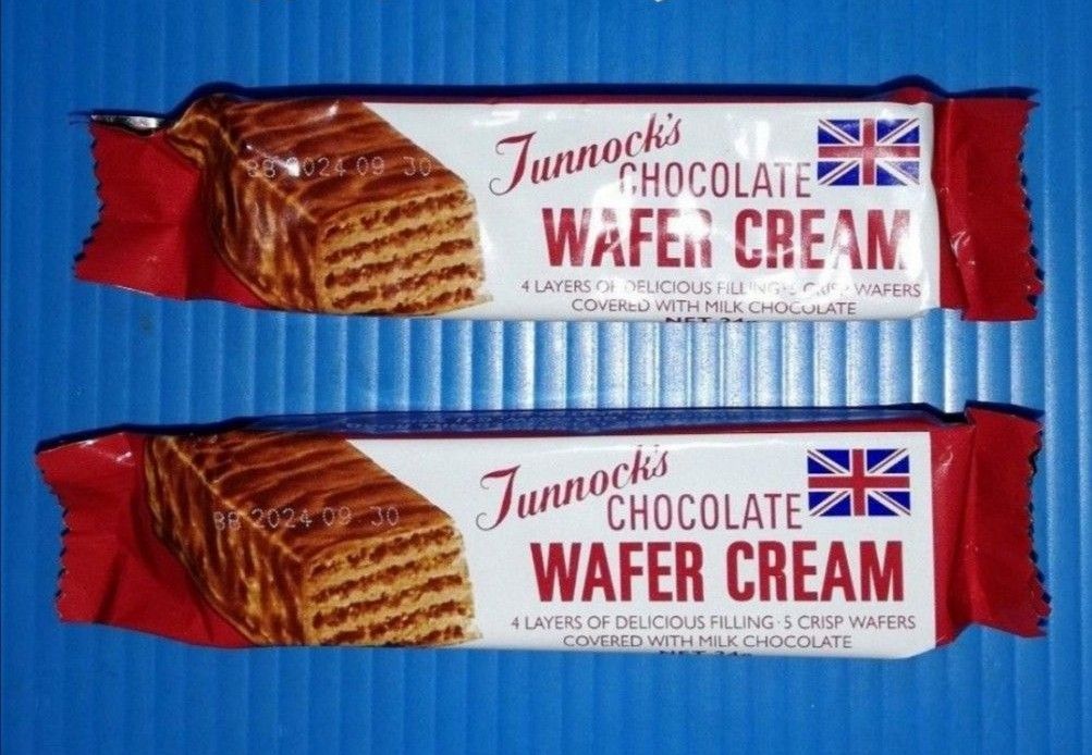 Tunnock's☆CHOCOLATE☆WAFER CREAM☆イギリス☆ターノック☆チョコレートウエハース☆ワイファークリーム