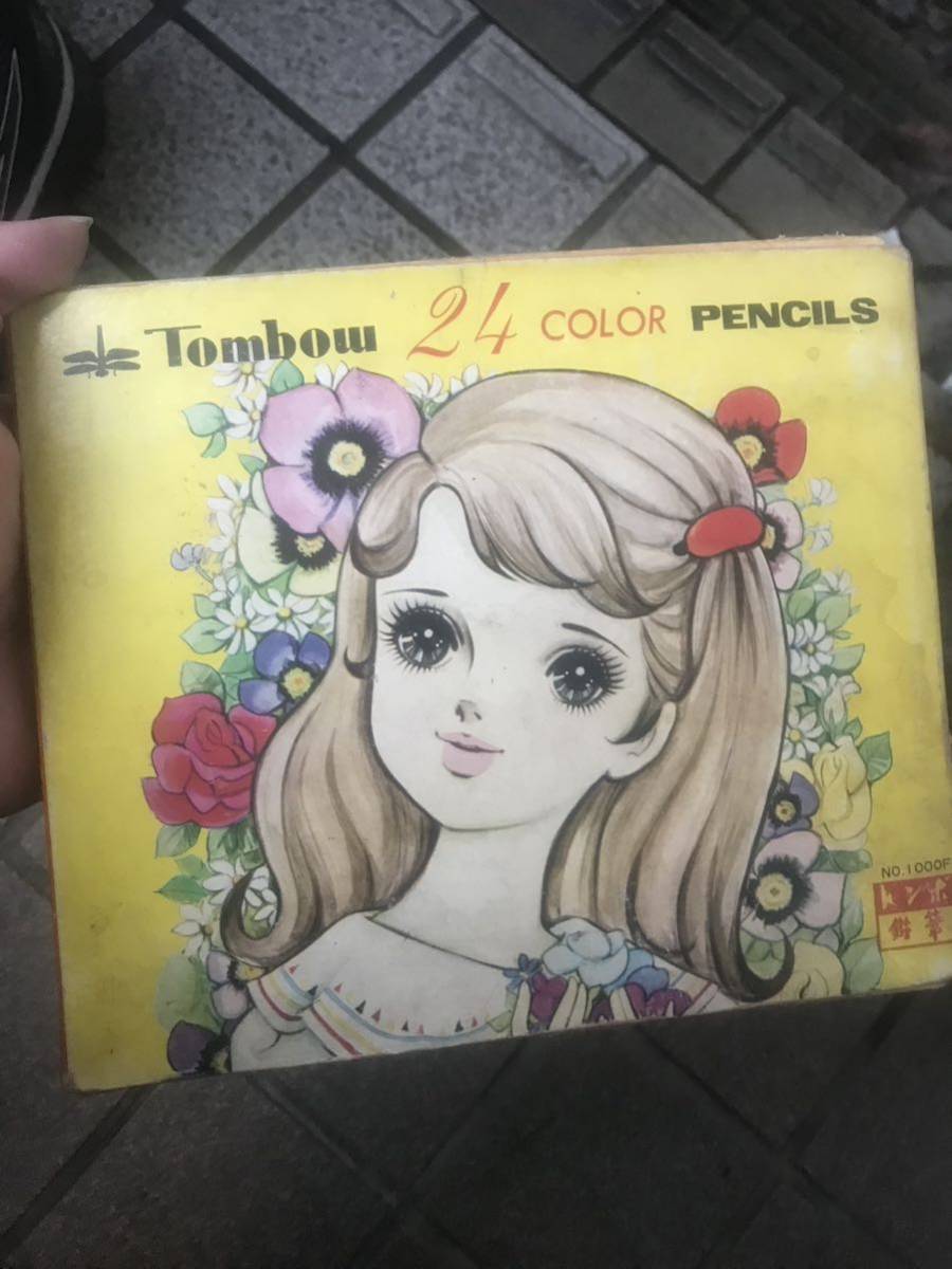 昭和レトロ　いがらしゆみこ　キャンディキャンディ　色鉛筆_画像1