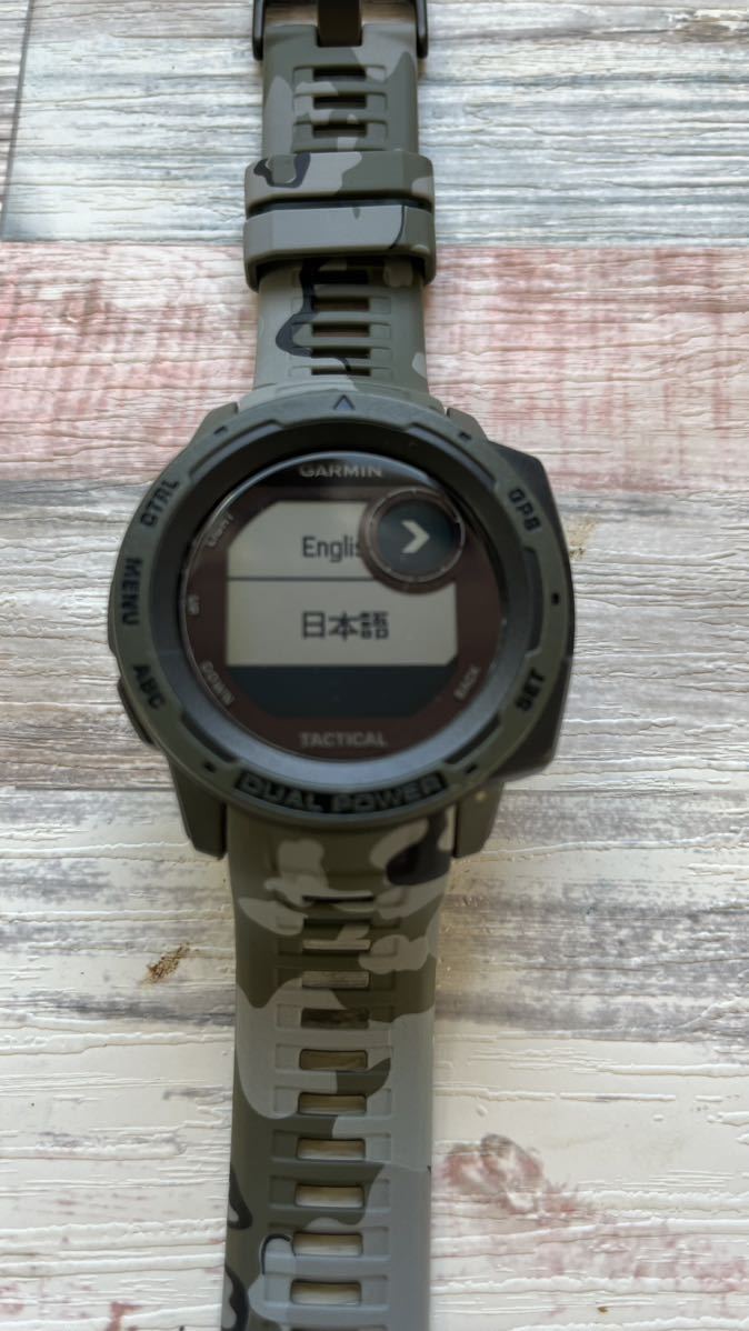 爆売り！】 【バンドおまけ付】Garmin instinct TACTICAL Power Dual