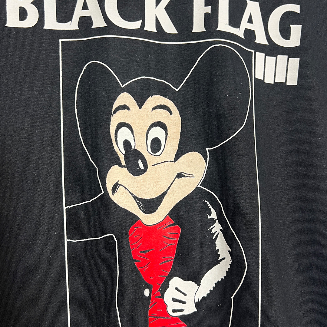 L BLACK FLAG ブラック フラッグ Tシャツ 野村訓市 ミッキー 黒