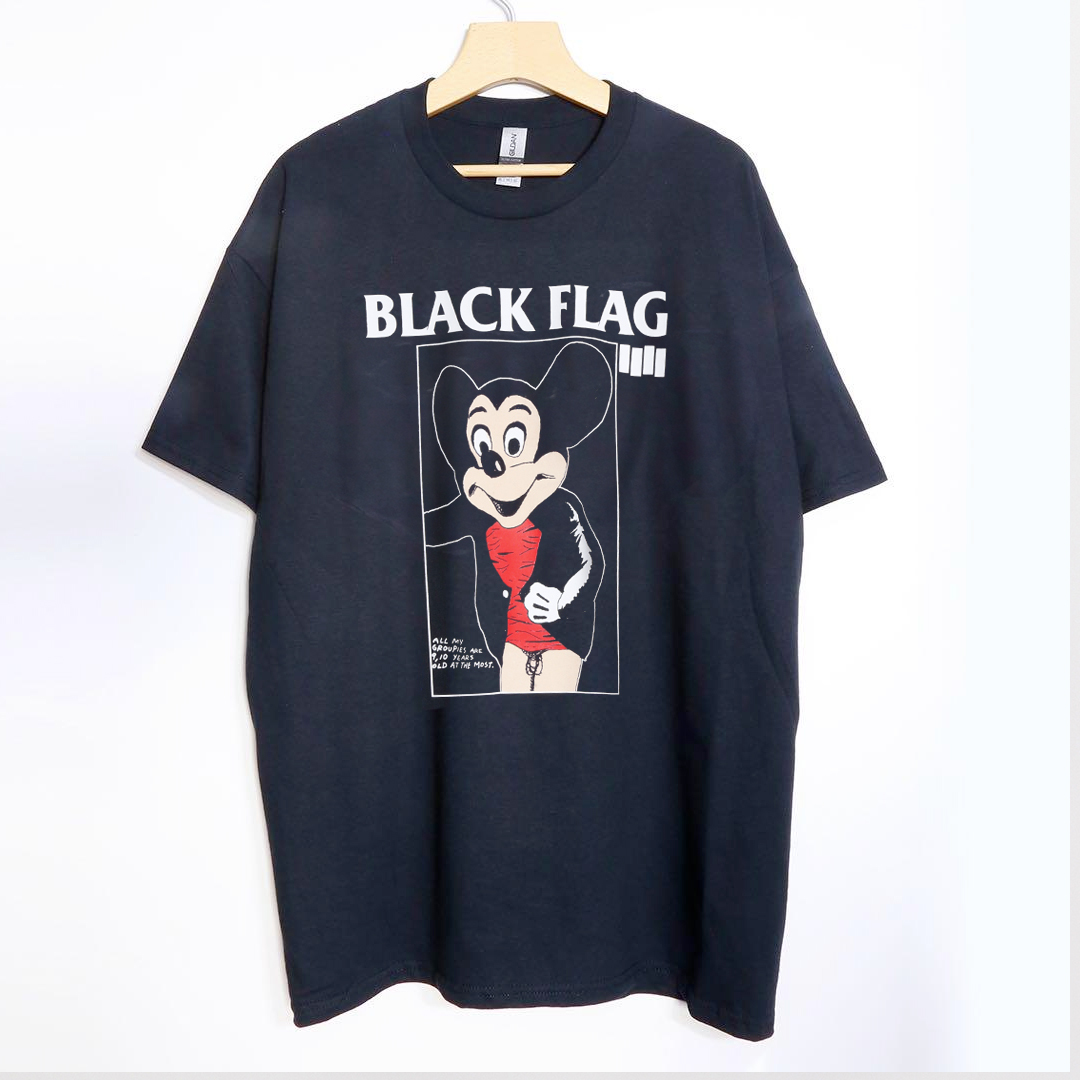L BLACK FLAG ブラック フラッグ Tシャツ 野村訓市 ミッキー 黒 L BLACK FLAG ブラック フラッグ Tシャツ 野村訓市 ミッキー 黒