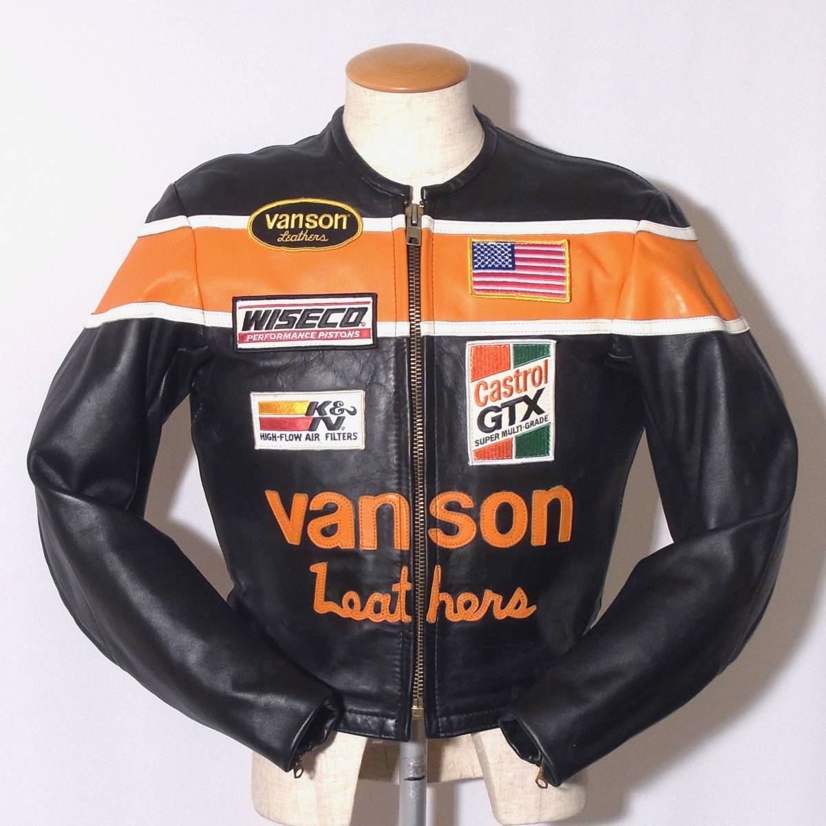 Yahoo!オークション - 良好VANSON【バンソン/シングルライダース Yahoo!オークション - 良好VANSON【バンソン/シングルライダース