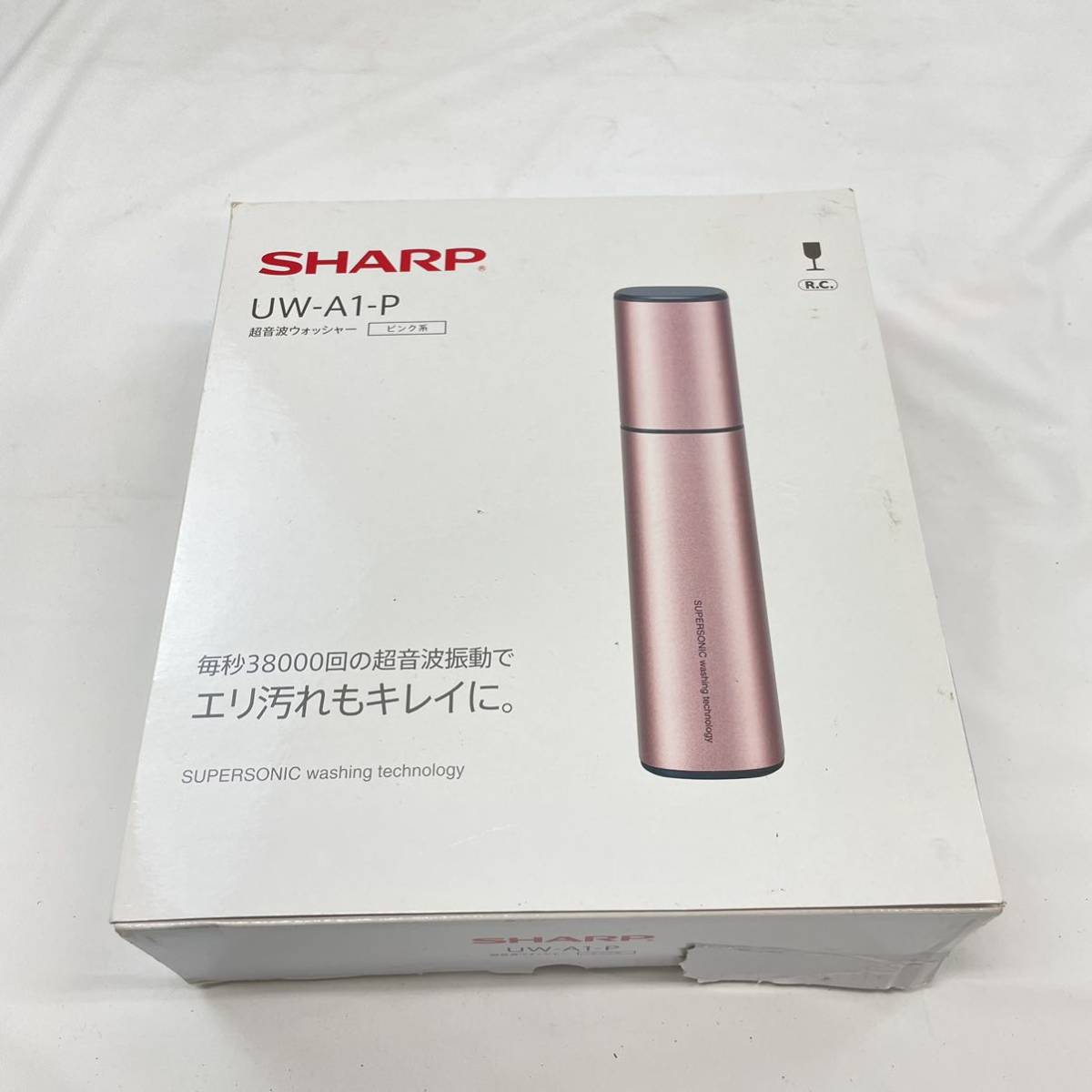 シャープ 超音波ウォッシャー ピンク UW-A1-P-